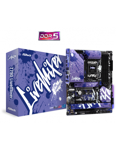 Дънна платка AsRock Z790 LiveMixer, LGA1700, DDR5, PCIe 5.0 Limited Edition