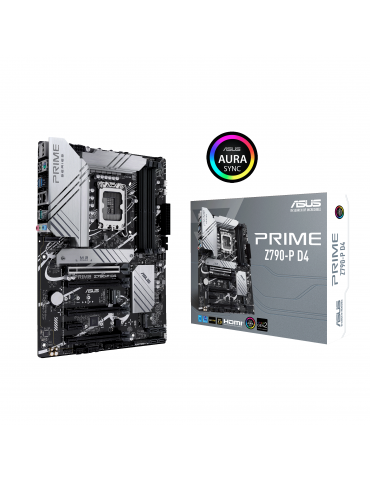 Дънна платка Asus PRIME Z790-P, LGA1700, ATX, DDR4, PCIe 5.0, Aura Sync RGB - Asus PRIME Z790-P