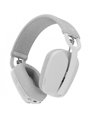 Bluetooth слушалки Logitech ZONE VIBE 100, OFF WHITE, STANDALONE - 981-001219