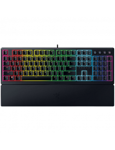 Геймърска клавиатура Razer Ornata V3, Mecha-membrane switches, Razer Chroma RGB - RZ03-04460100-R3M1