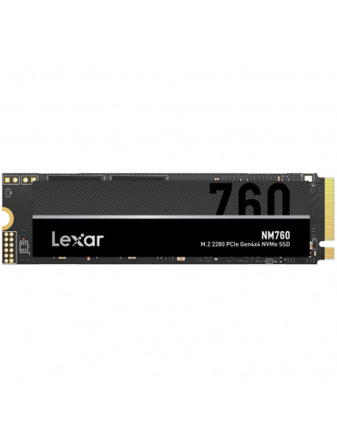 SSD диск Lexar NM760 512GB High Speed PCIe Gen 4x4, M.2 NVMe, R/W: 5300 / 4500 MB/s  - LNM760X512G-RNNNG