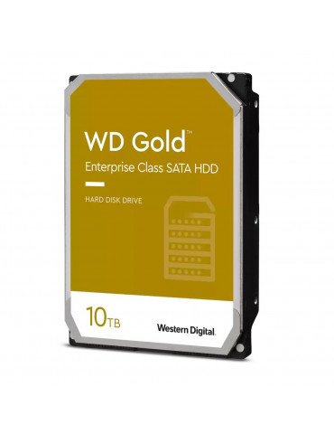 Твърд диск Western Digital 10TB Gold Enterprise, 256MB Cache, SATA3 6Gb/s - WD102KRYZ