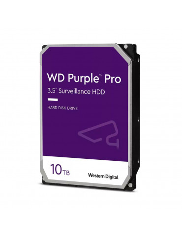 Твърд диск Western Digital 10TB Purple Pro Surveillance, 256MB, SATA 3 - WD101PURP