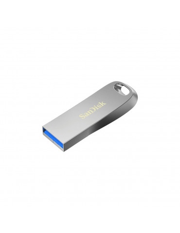 Флаш памет SanDisk 512GB Ultra Luxe, USB 3.1 Gen 1, Сребрист - SDCZ74-512G-G46