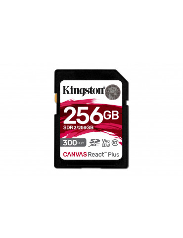 SD карта Kingston 256GB Canvas React SDXC UHS-II - SDR2/256GB