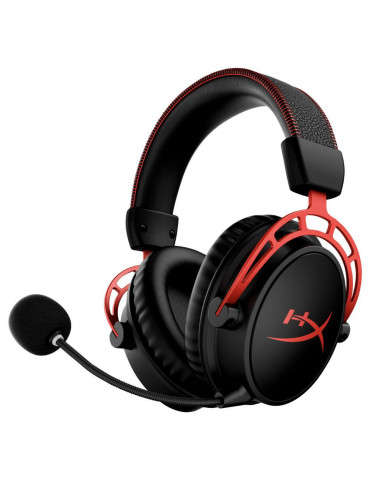 Геймърски слушалки HyperX Cloud Alpha Wireless, черен/Червен - HX-HEAD-CAWL-RD