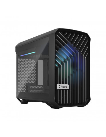 Кутия за компютър Fractal Design TORRENT NANO RGB BLACK TGL - FD-C-TOR1N-02