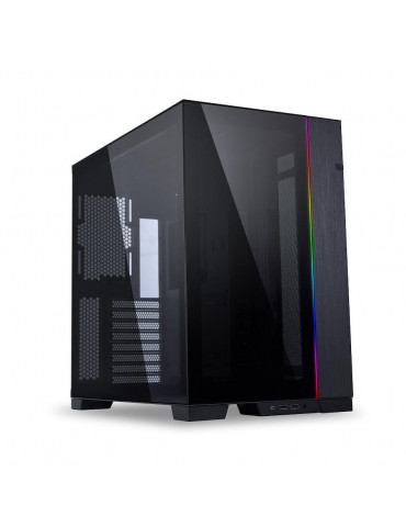 Кутия за компютър Lian Li PC-O11 Dynamic EVO Mid-Tower, Tempered Glass, черен - GELI-884