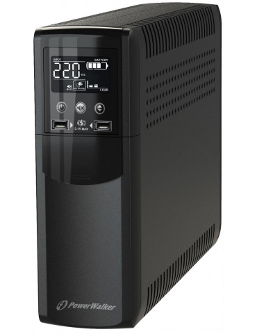 Токозахранващо устройство UPS Powerwalker VI 600 CSW, 600VA, Line Interactive - VI 600 CSW