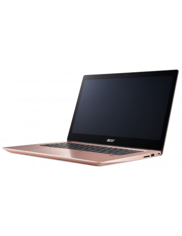 Ултрабоок Acer Aspire Swift 3 с процесор Intel Core i3-7100U, 4GB DDR4, 128GB SSD и Windows 10, Rose Gold