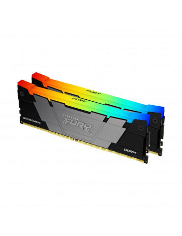 RAM памет Kingston 32GB (2x16GB) DDR4 3600MHz CL16 FURY Renegade RGB - KF436C16RB12AK2/32