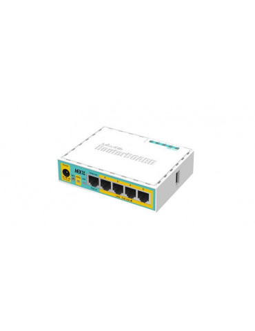 Рутер MikroTik RB750UPr2, 10/100 Mbps, PoE, 64 MB, CPU 650MHz, Бял