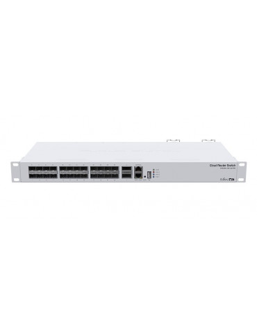 Комутатор MikroTik CRS326-24S 2Q RM 24 SFP  и 2 QSFP  портове