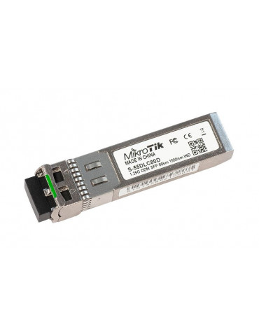 SFP модул MikroTik S-55DLC80D с двоен LC конектор