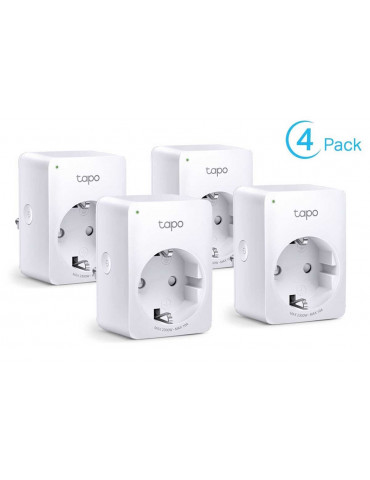 Wi-Fi Smart мини контакт TP-Link Tapo P100 (4-pack)