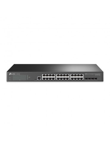 24-портов гигабит L2 управляем комутатор TP-Link JetStream TL-SG3428 V2 с 4-SFP слота