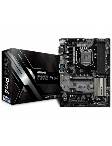 Дънна платка Asrock Z370 PRO4, сокет LGA1151 Coffee Lake