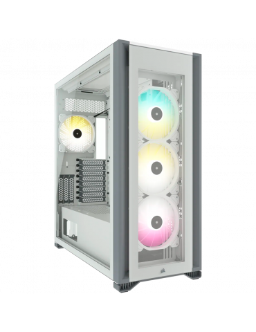 Кутия за компютър Corsair iCUE 7000X RGB TG Full-Tower ATX PC Case — White - CC-9011227-WW