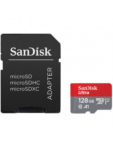 SD карта SanDisk Ultra Light 128GB microSDHC   SD Adapter 100MB/s Class 10 - SDSQUNR-128G-GN3MA