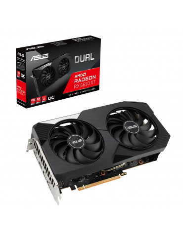 Видео карта Asus Dual Radeon RX 6650 XT OC Edition 8GB GDDR6 - DUAL-RX6650XT-O8G