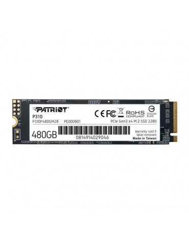 SSD диск Patriot 480GB P310 M.2 2280 PCIE - P310P480GM28