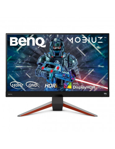 Монитор BenQ EX2710Q MOBIUZ, 27" IPS 165Hz Wide, QHD, 1ms, HDR, HDMI, DP, черен