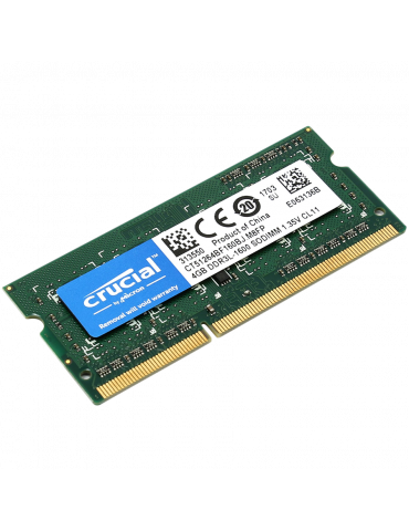 RAM памет 4GB DDR3L 1600MHz Crucial SODIMM