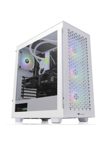 Кутия за компютър Thermaltake V350 TG Air ARGB, TG, Mid-Tower, White - CA-1S3-00M6WN-03