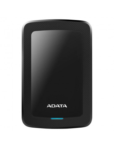 Външен SSD диск Adata 1TB, HV300, USB 3.2 Gen 1, 2.5", Black - AHV300-1TU31-CBK