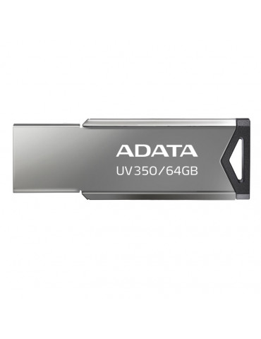 Флаш памет Adata 64GB UV350 USB 3.2 Gen1-Flash Drive Silver - AUV350-64G-RBK