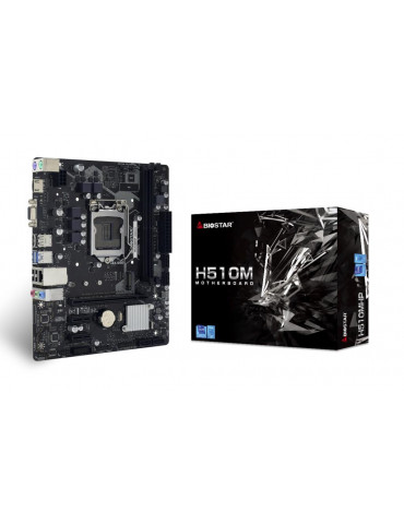 Дънна платка BIOSTAR H510MHP, mATX, LGA1200