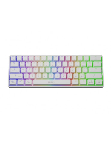 Безжична геймърска механична клавиатура Genesis Thor 660 Wireless RGB Backligtht Gateron Red White - NKG-1845