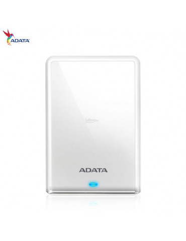 Външен хард диск 1TB Adata HV620S USB3.0, бял