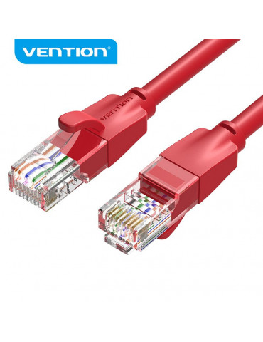 Кабел Vention LAN UTP Cat.6 Patch Cable - 2M Red - IBERH