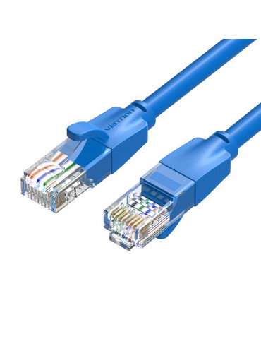 Кабел Vention LAN UTP Cat.6 Patch Cable - 0.5M Blue - IBELD