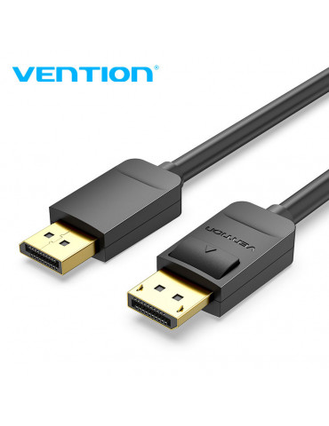 Кабел Vention Display Port v1.2 DP M / M Black 4K 3M - HACBI