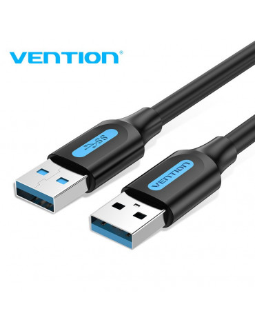 Кабел Vention USB 3.0 AM / AM - 1.5M Black - CONBG