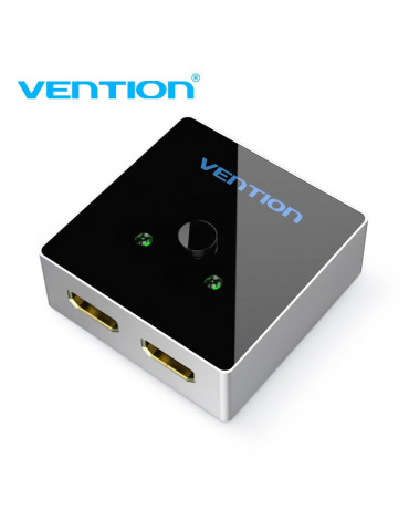 Разклонител превключвател Vention HDMI 2.0 Switcher/Splitter 2-Port Bi-Direction - Grey Aluminium - AFLH0