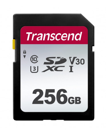 SD карта Transcend 256GB SD Card UHS-I U3 - TS256GSDC300S