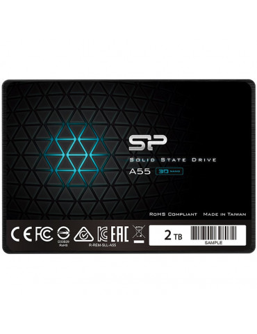 SSD диск SILICON POWER 2TB A55 2.5" SATA III - SP002TBSS3A55S25