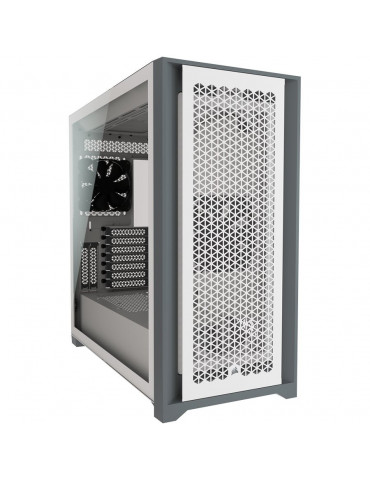 Кутия за компютър Corsair 5000D AIRFLOW TG ATX, White - CC-9011211-WW