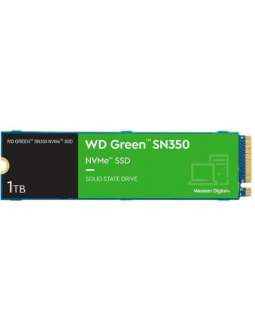 SSD диск WD 1TB Green M.2 PCIE GEN3, R/W: 3200/2500 MB/s - WDS100T3G0C