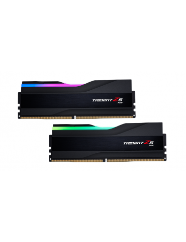 RAM памет G.SKILL 32GB(2x16GB) DDR5 PC5-48000 6000MHz Trident Z5 Black RGB CL36 - F5-6000J3636F16GX2-TZ5RK