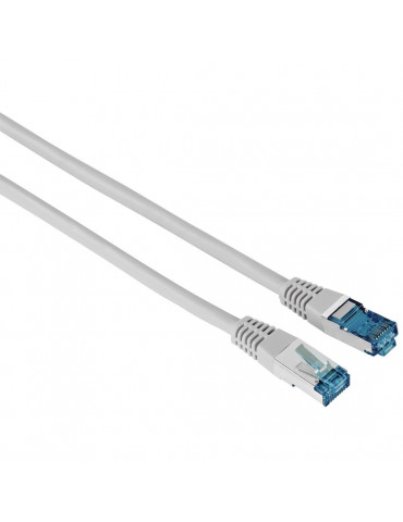 Мрежов пач кабел HAMA F/UTP, CAT 6, RJ-45 - RJ-45, 1Gbit/s, 5.0 m, Сив, Булк