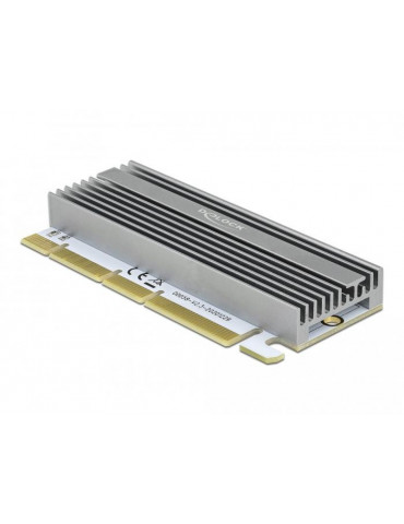 PCI Express x16 (x1 / x4 / x8) карта Delock 90566, за M.2 NVMe M.2 Key M, RGB LED