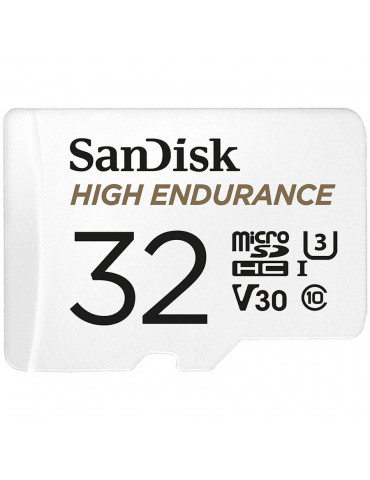 SD карта Sandisk 32GB MAX ENDURANCE microSDHC Card with Adapter - SDSQQVR-032G-GN6IA