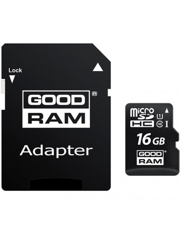 SD карта GOODRAM 128GB MICRO CARD class 10 UHS I   adapter - M1AA-1280R12