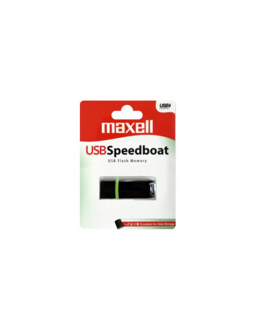 Флаш памет MAXELL Speedboat, USB 2.0, 16GB, черен - Speedboat