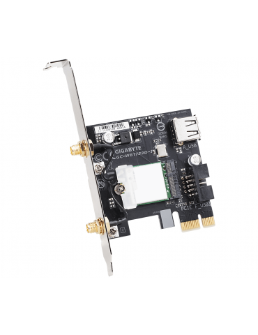 Безжичен PCI Express адаптер Gigabyte GC-WB1733D-I, 2x2 802.11ac 160MHz, Bluetooth 5.0