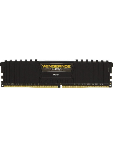 RAM памет Corsair 8GB 2400MHz DDR4 VENGEANCE LPX, Black - CMK8GX4M1A2400C16